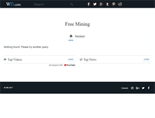 Tablet Screenshot of freemining.com